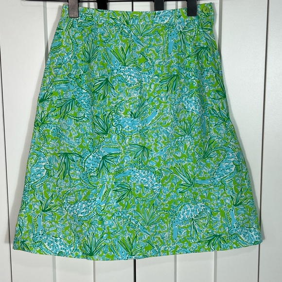 Lilly Pulitzer Dresses & Skirts - Like New Lilly Pulitzer See Ya Later Skirt SZ 4